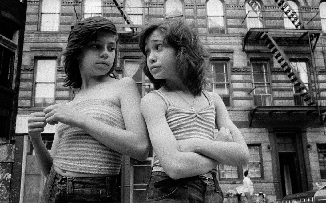 Dee And Lisa Mott Street Little Italy 1976
