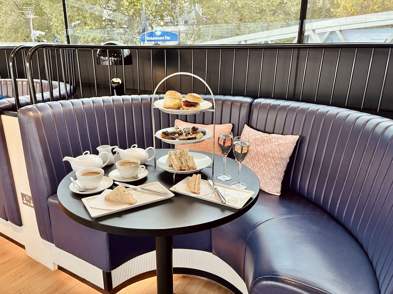 Clipper Lounge Tea Booth