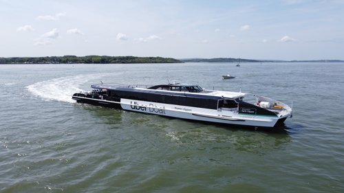 Earth Clipper sea trials at the Isle of Wight