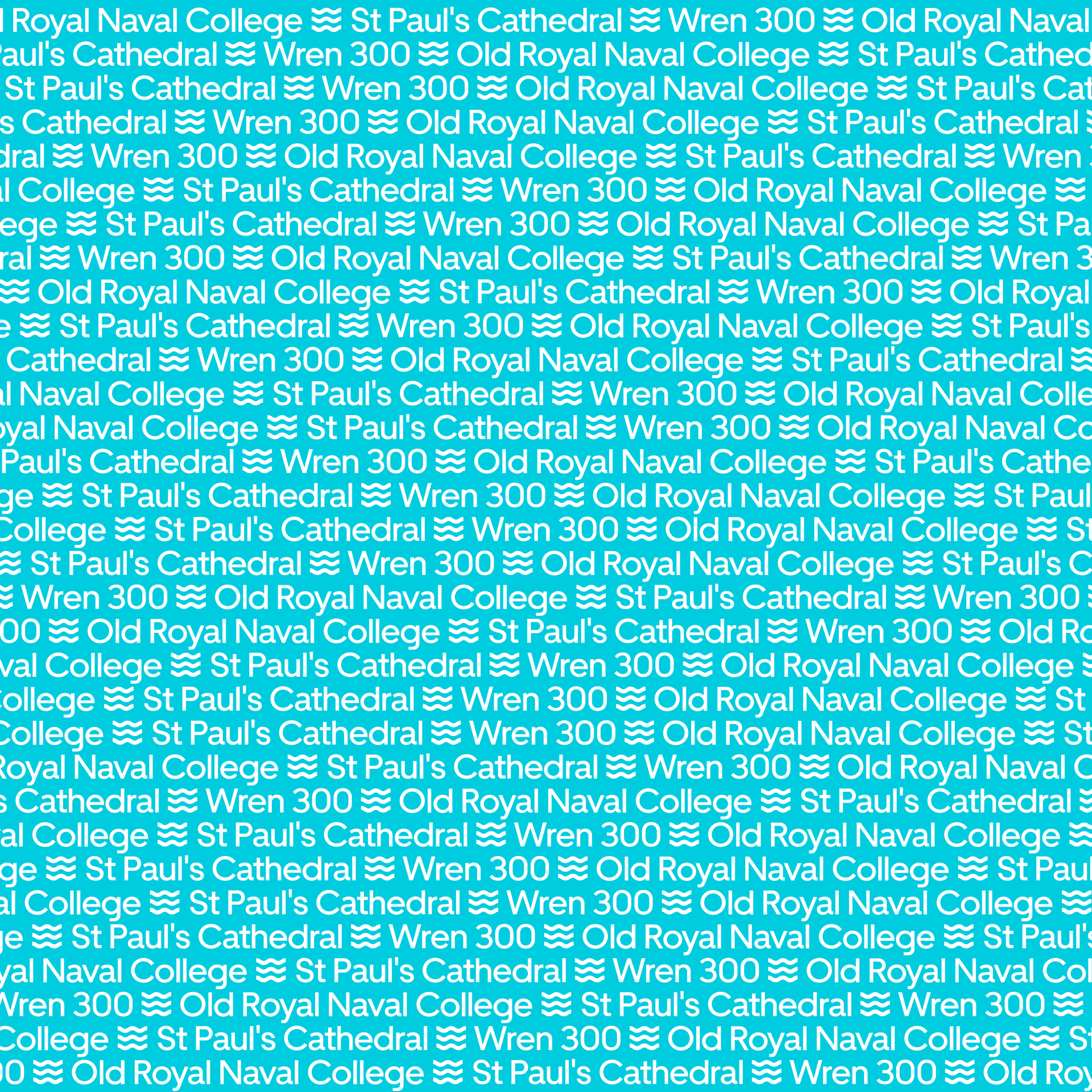 Wren 300  Wall Paper Boat blue