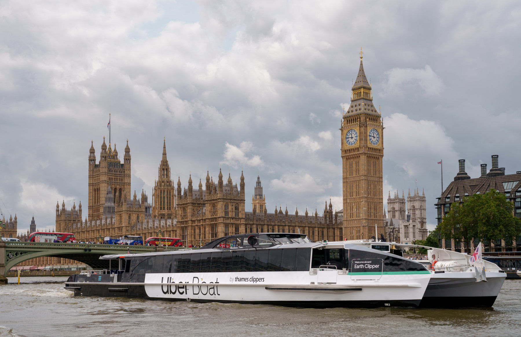 Earth Clipper and Big Ben