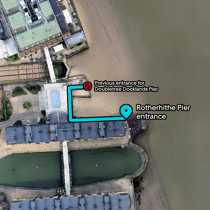 New Rotherhithe Pier Location