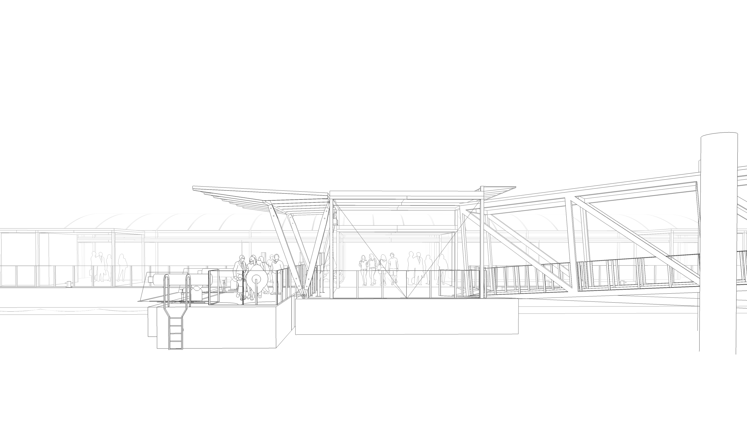 Canary Wharf New Berth Line Art