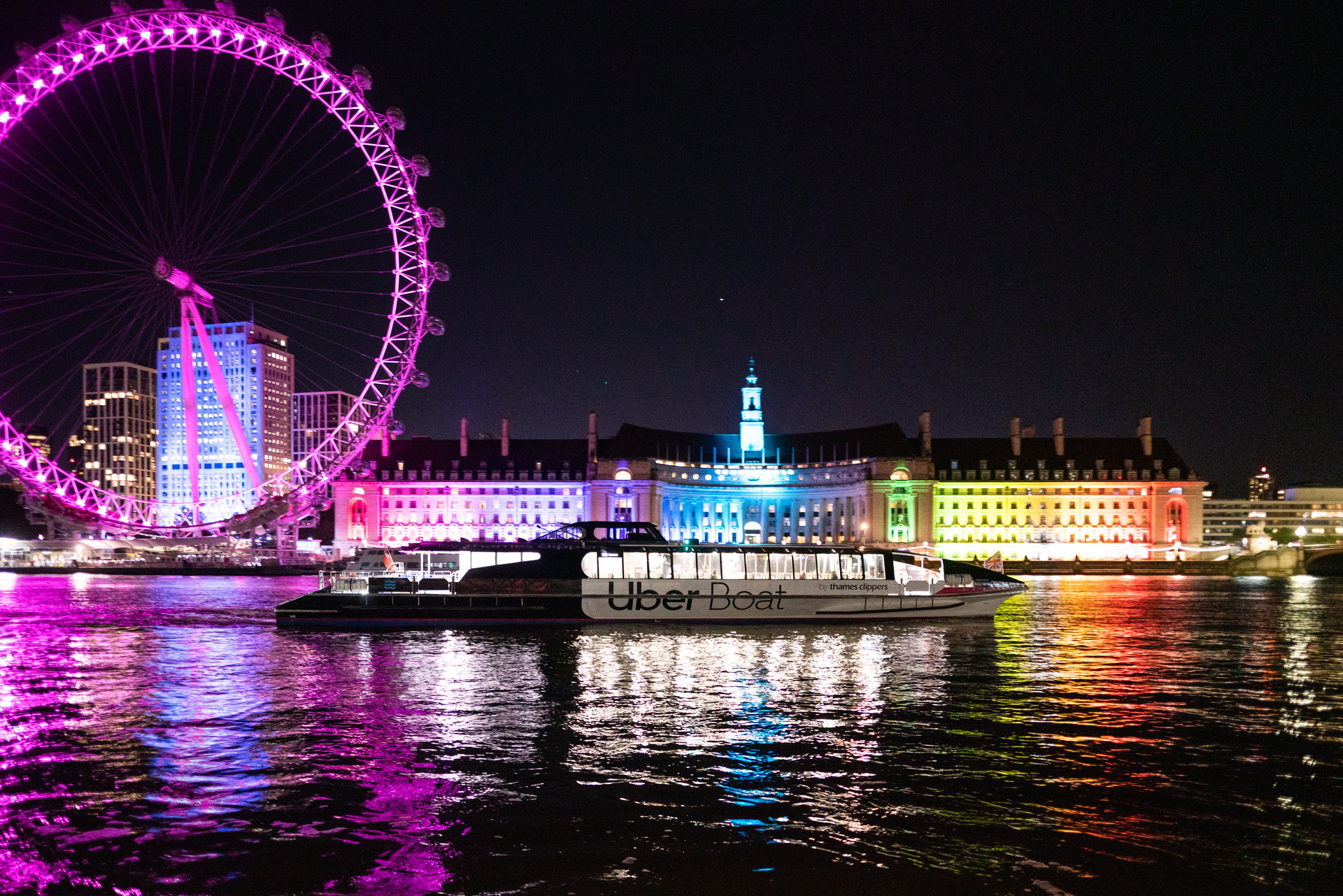 London Eye and the River Bus