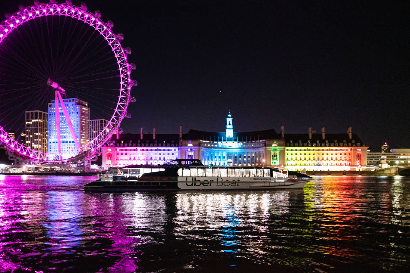 London Eye and the River Bus