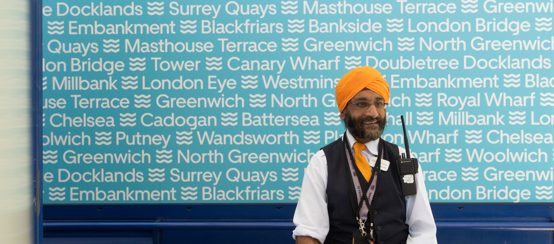 Malkeet at North Greenwich Pier
