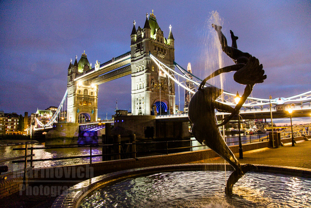 Girl With A Dolphin Fountain